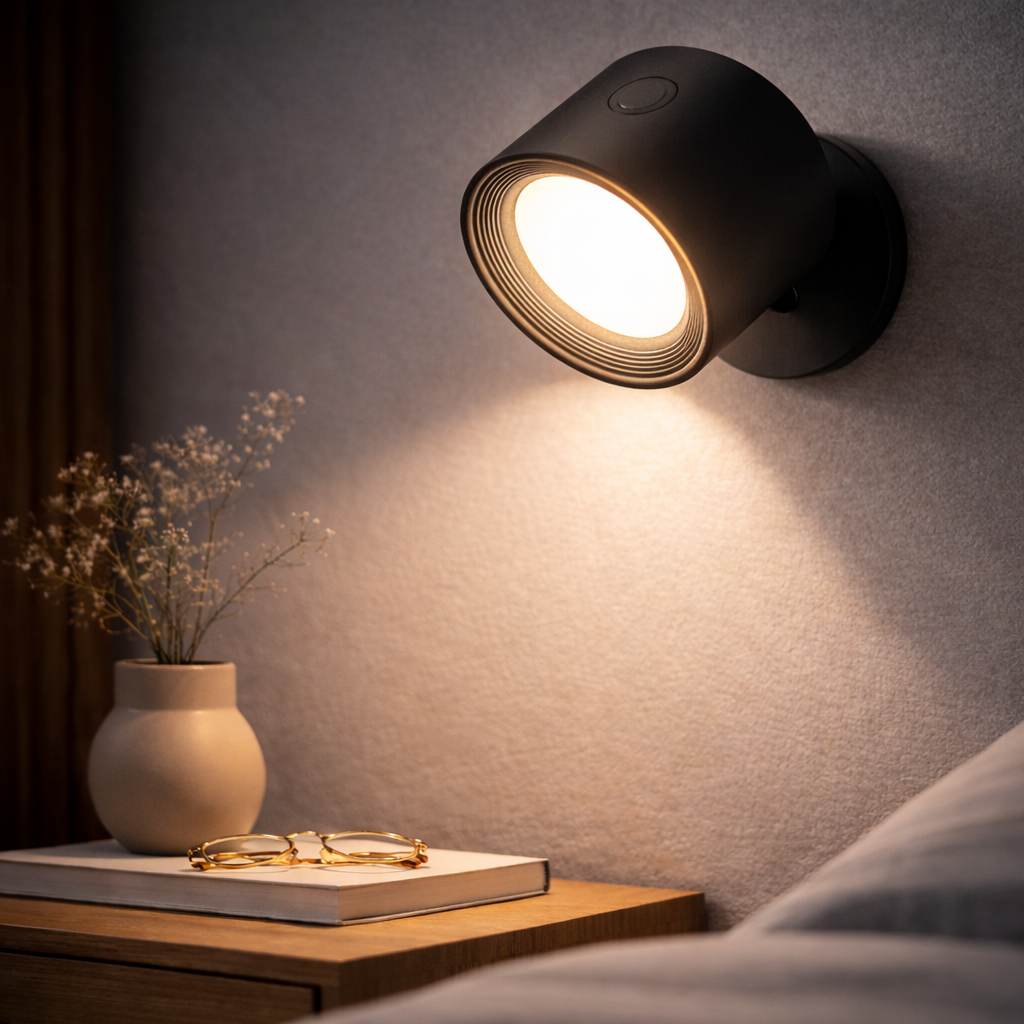 Lampada da parete magnetica LumiSpot™ 360°